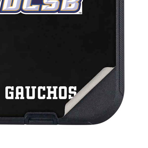 University of California-Santa Barbara UCSB Gauchos Black Otterbox Defender iPhone Skin