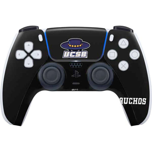 University of California-Santa Barbara UCSB Gauchos Black PlayStation PS5 Skins