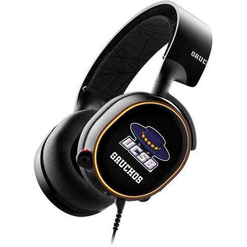 University of California-Santa Barbara UCSB Gauchos Black SteelSeries Arctis 5 Skin