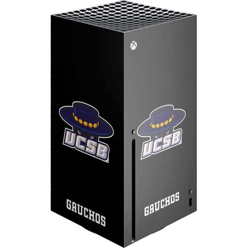 University of California-Santa Barbara UCSB Gauchos Black Xbox Series X Skins