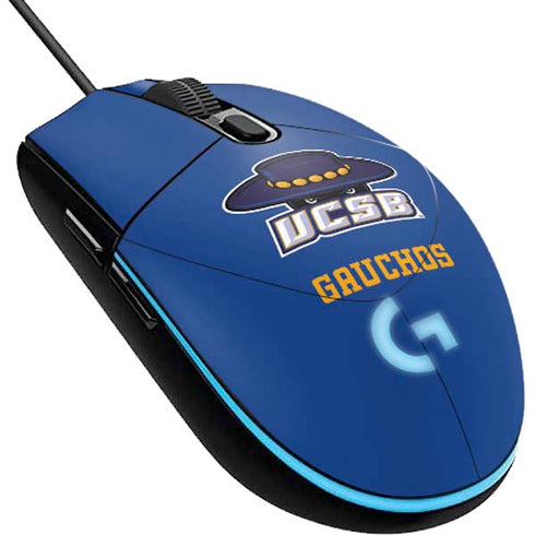 University of California-Santa Barbara UCSB Gauchos Blue G203 Prodigy RGB Wired Gaming Mouse Skin