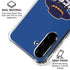 University of California-Santa Barbara UCSB Gauchos Blue Galaxy A36 5G Clear Case