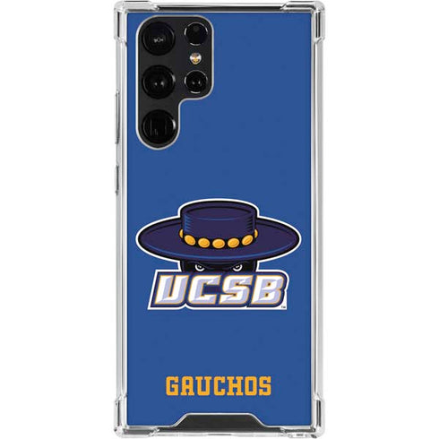 University of California-Santa Barbara UCSB Gauchos Blue Galaxy S23 Ultra Clear Case