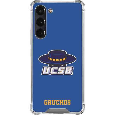 University of California-Santa Barbara UCSB Gauchos Blue Galaxy S24 FE Clear Case