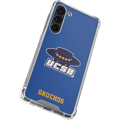University of California-Santa Barbara UCSB Gauchos Blue Galaxy S24 FE Clear Case