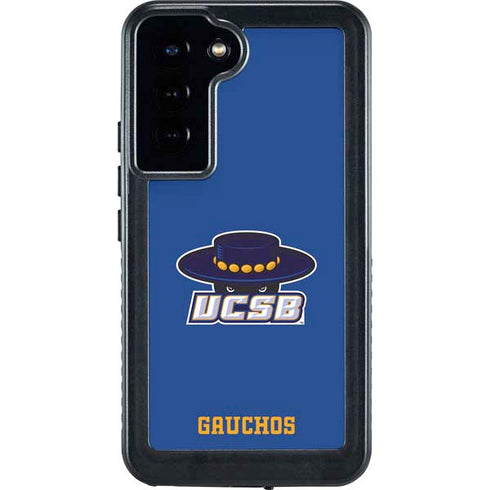 University of California-Santa Barbara UCSB Gauchos Blue Galaxy S24 Plus Waterproof Case