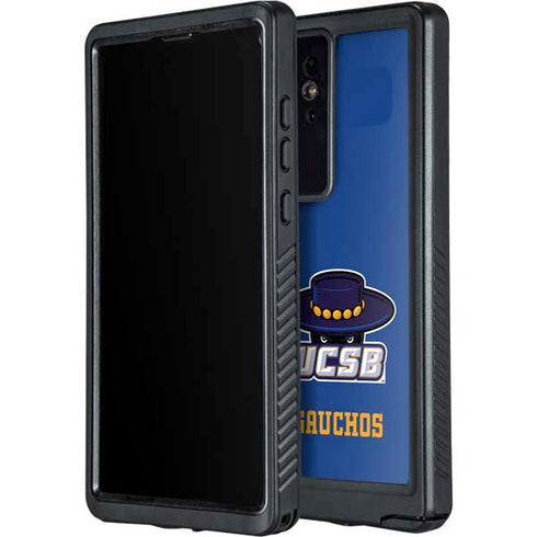 University of California-Santa Barbara UCSB Gauchos Blue Galaxy S24 Ultra Waterproof Case