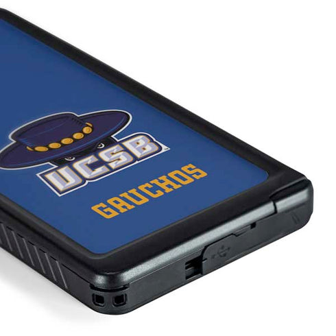 University of California-Santa Barbara UCSB Gauchos Blue Galaxy S24 Ultra Waterproof Case