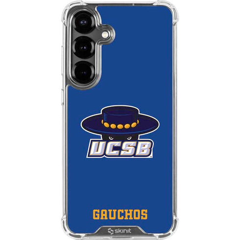University of California-Santa Barbara UCSB Gauchos Blue Galaxy S26 Clear Case