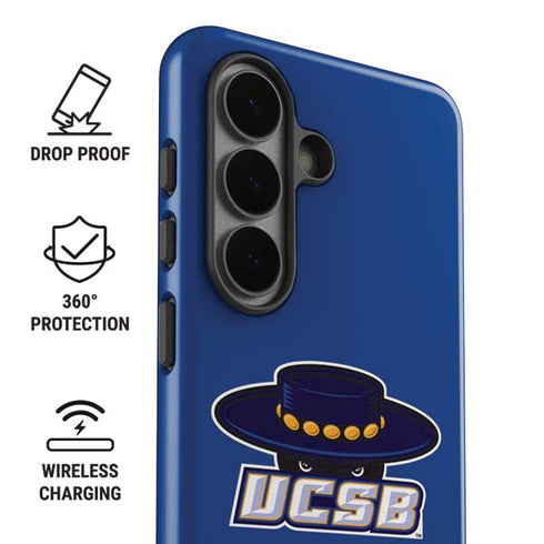 University of California-Santa Barbara UCSB Gauchos Blue Galaxy S26 Impact Case