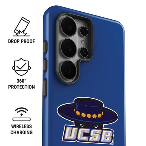 University of California-Santa Barbara UCSB Gauchos Blue Galaxy S26 Ultra Impact Case