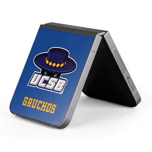University of California-Santa Barbara UCSB Gauchos Blue Galaxy Z Flip6 Skin