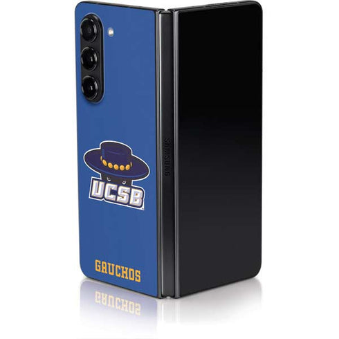 University of California-Santa Barbara UCSB Gauchos Blue Galaxy Z Fold5 5G Skin