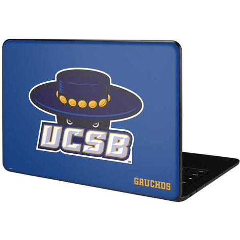 University of California-Santa Barbara UCSB Gauchos Blue Google Pixelbook Go Skin