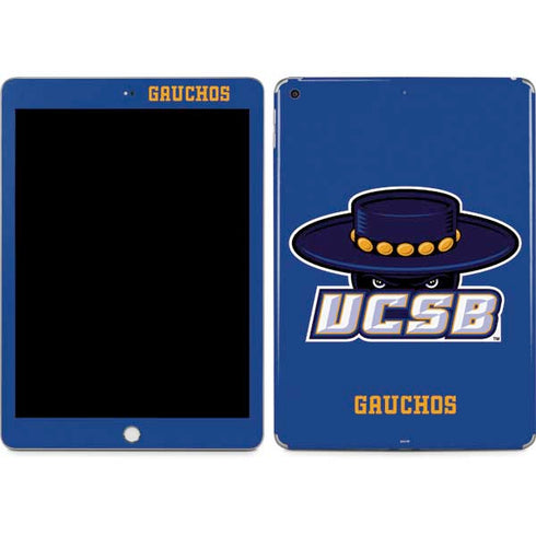 University of California-Santa Barbara UCSB Gauchos Blue Apple iPad Skin