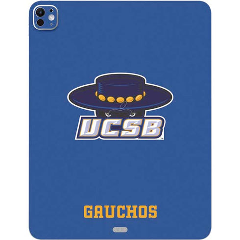 University of California-Santa Barbara UCSB Gauchos Blue iPad Pro 13in M4 (2024) Skin