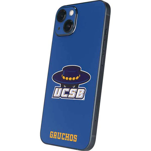 University of California-Santa Barbara UCSB Gauchos Blue iPhone Skins