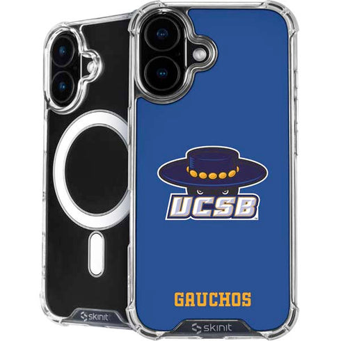University of California-Santa Barbara UCSB Gauchos Blue iPhone 16 Plus MagSafe Case