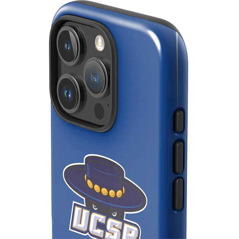 University of California-Santa Barbara UCSB Gauchos Blue iPhone 16 Pro Max Impact Case