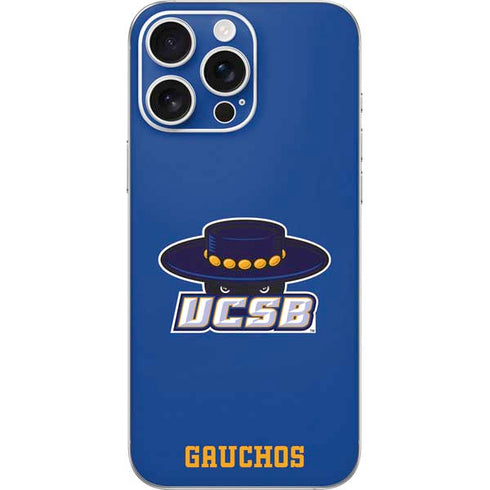University of California-Santa Barbara UCSB Gauchos Blue iPhone 16 Pro Max Skin