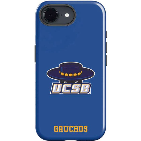 University of California-Santa Barbara UCSB Gauchos Blue iPhone 16e Impact Case