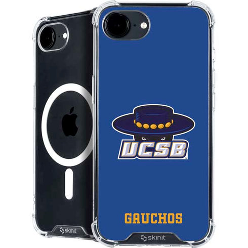 University of California-Santa Barbara UCSB Gauchos Blue iPhone 16e MagSafe Case