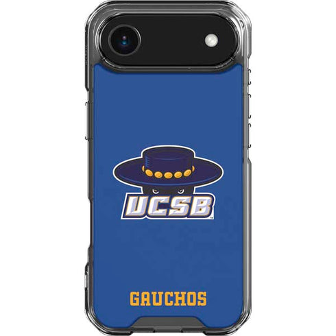 University of California-Santa Barbara UCSB Gauchos Blue iPhone 17 Air Clear Case