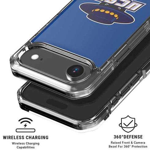 University of California-Santa Barbara UCSB Gauchos Blue iPhone 17 Air Clear Case