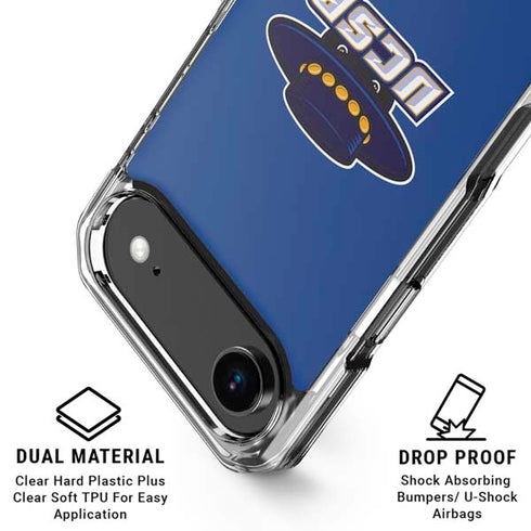 University of California-Santa Barbara UCSB Gauchos Blue iPhone 17 Air MagSafe Case