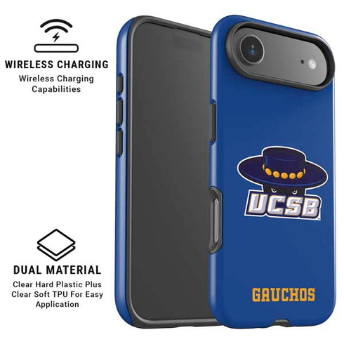 University of California-Santa Barbara UCSB Gauchos Blue iPhone 17 Air Magsafe Impact Case