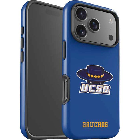 University of California-Santa Barbara UCSB Gauchos Blue iPhone 17 Pro Impact Case