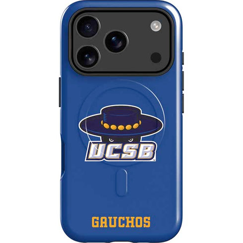University of California-Santa Barbara UCSB Gauchos Blue iPhone 17 Pro Magsafe Impact Case