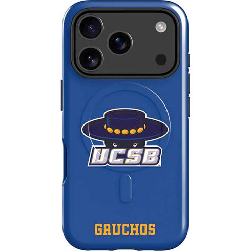 University of California-Santa Barbara UCSB Gauchos Blue iPhone 17 Pro Max Magsafe Impact Case