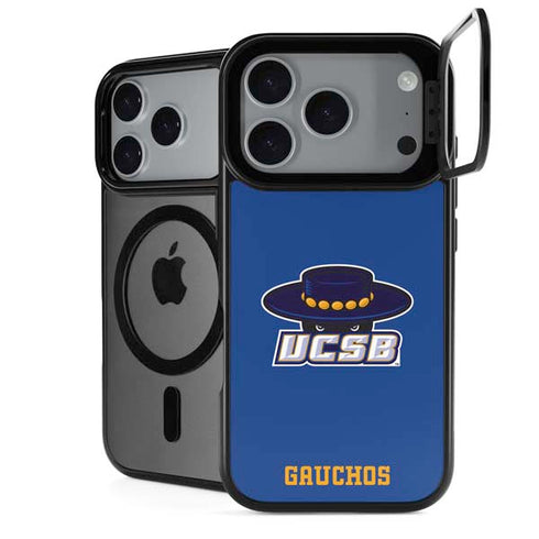 University of California-Santa Barbara UCSB Gauchos Blue iPhone 18 Pro Kickstand Case