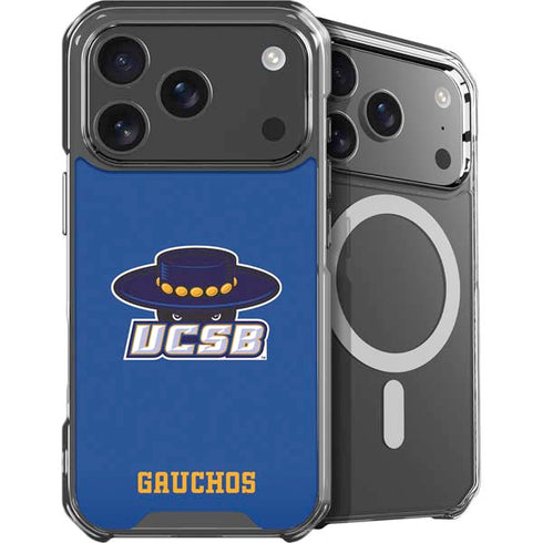 University of California-Santa Barbara UCSB Gauchos Blue iPhone 18 Pro MagSafe Case