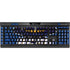 University of California-Santa Barbara UCSB Gauchos Blue K95 RGB PLATINUM Mechanical Gaming Keyboard Skin