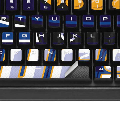 University of California-Santa Barbara UCSB Gauchos Blue K95 RGB PLATINUM Mechanical Gaming Keyboard Skin