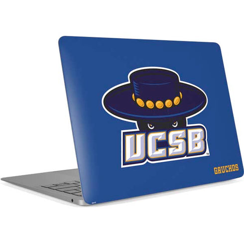 University of California-Santa Barbara UCSB Gauchos Blue Apple MacBook Air Skin
