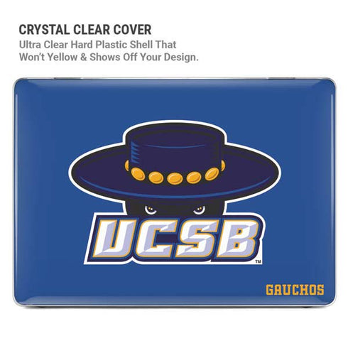 University of California-Santa Barbara UCSB Gauchos Blue MacBook Pro 14in (2021-24) Case plus Skin