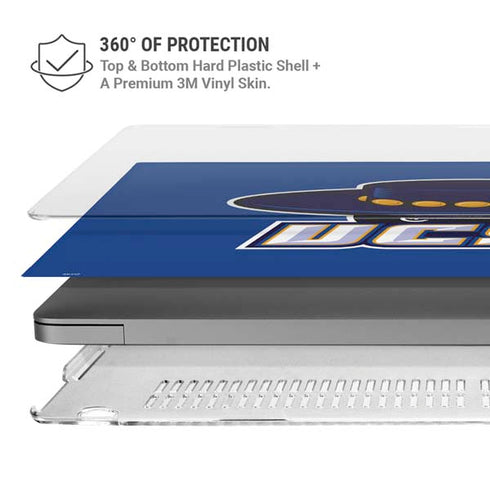 University of California-Santa Barbara UCSB Gauchos Blue MacBook Pro 14in (2021-24) Case plus Skin