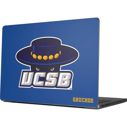 University of California-Santa Barbara UCSB Gauchos Blue Apple MacBook Pro 14-inch Skin