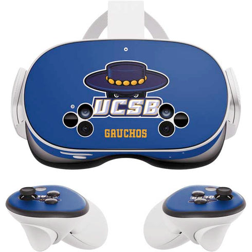 University of California-Santa Barbara UCSB Gauchos Blue Meta Quest 3S Skin