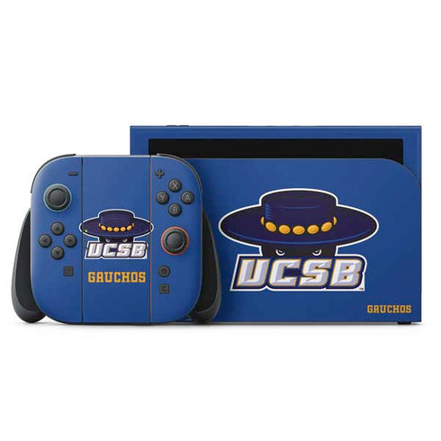 University of California-Santa Barbara UCSB Gauchos Blue Nintendo Skins