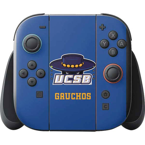 University of California-Santa Barbara UCSB Gauchos Blue Nintendo Switch 2 (2025) with Joy-Con Skin