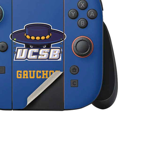 University of California-Santa Barbara UCSB Gauchos Blue Nintendo Switch 2 (2025) Joy-Con Controller Skin