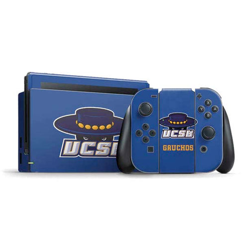 University of California-Santa Barbara UCSB Gauchos Blue Nintendo Skins