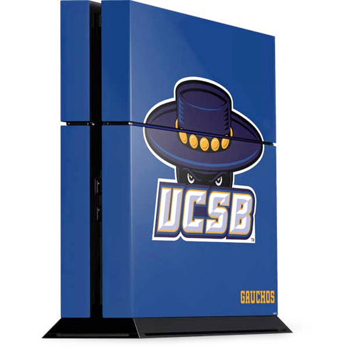 University of California-Santa Barbara UCSB Gauchos Blue PlayStation PS4 Skins