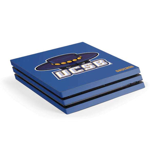 University of California-Santa Barbara UCSB Gauchos Blue PlayStation PS4 Skins