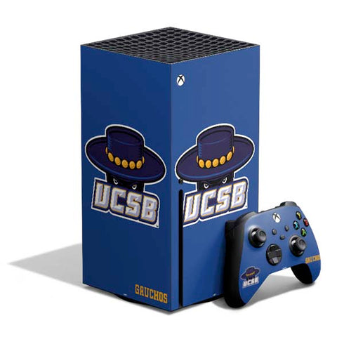 University of California-Santa Barbara UCSB Gauchos Blue Xbox Series X Skins