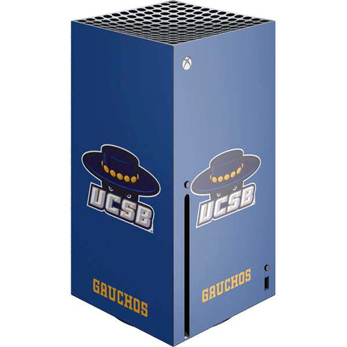 University of California-Santa Barbara UCSB Gauchos Blue Xbox Series X Skins